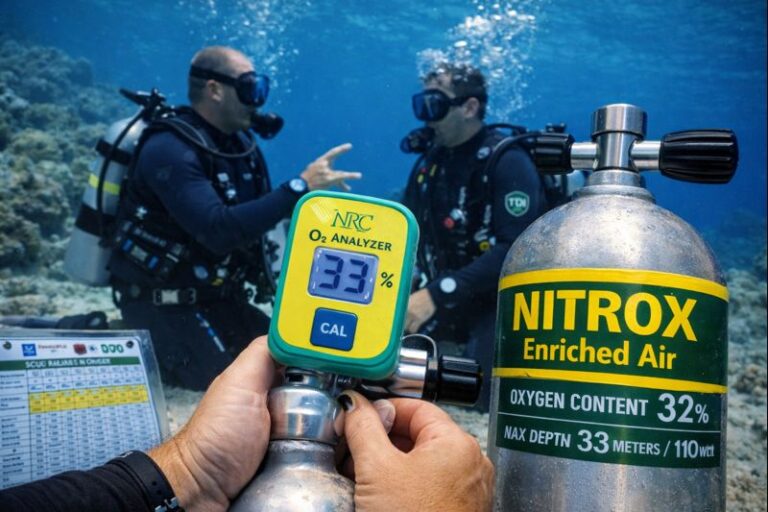 Nitrox Ausbildung beim Tauchen lernen