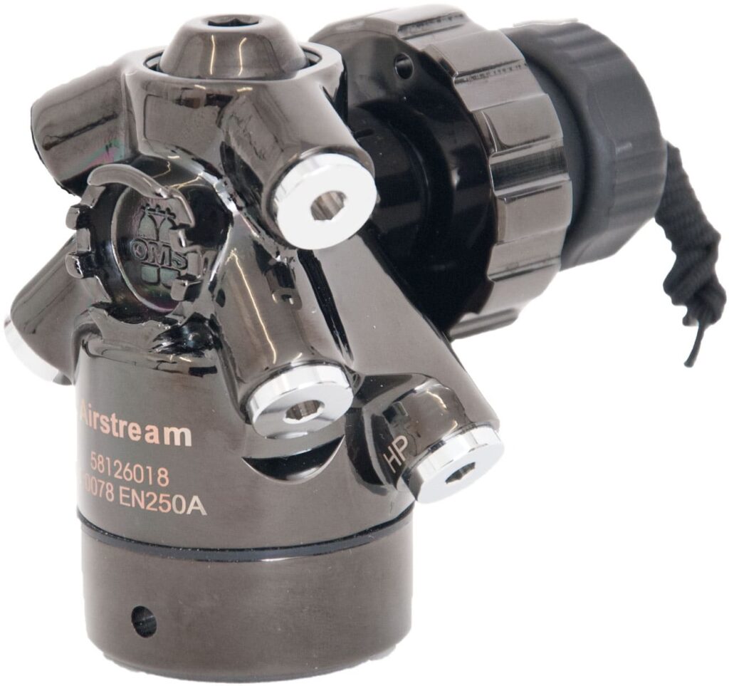OMS – Airstream 1. Stufe DIN PVD schwarz