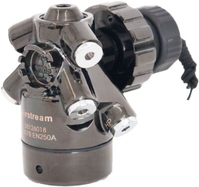OMS - Airstream 1. Stufe DIN PVD schwarz
