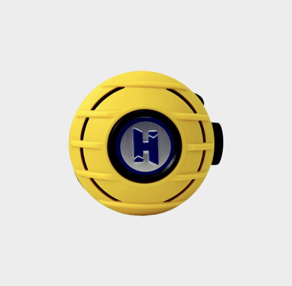 Halcyon Atemregler – 2. Stufe Aura – gelb (Octopus) mit Schlauch