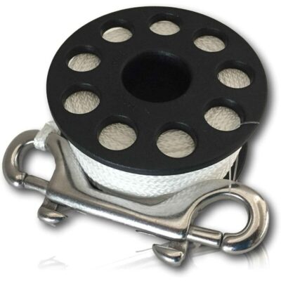 POLARIS Basic Spool L, 50m, mit Edelstahl Doubleender