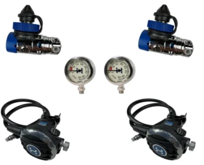Halcyon - Sidemount Atemregler-Set H-75P (Halo)