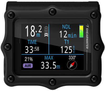 Shearwater Perdix 3 Black High-End Tauchcomputer