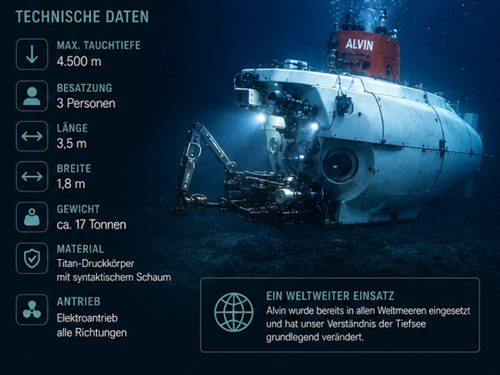 alvin technische daten