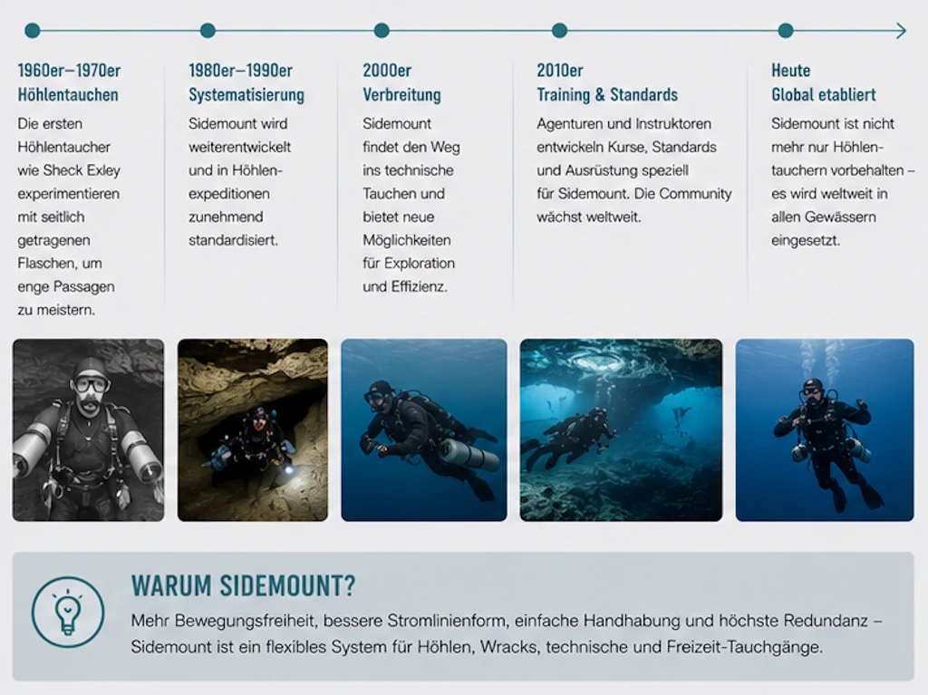 sidemount entwicklung