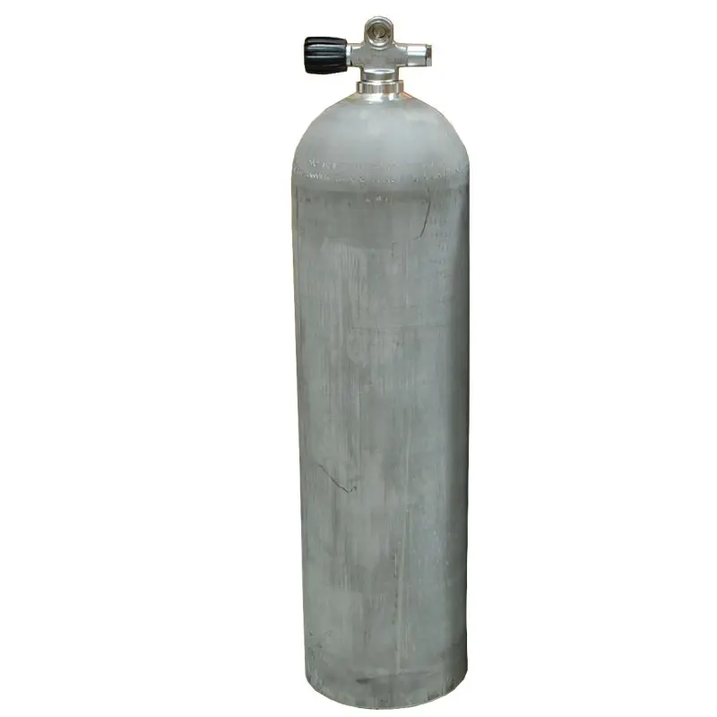 MES 11,1 Liter Aluminium-Tauchflasche (natur) mit Polaris-Ventil) 3 MES 11,1 Liter Aluminium-Tauchflasche (natur) mit Polaris-Ventil) – Bild 3