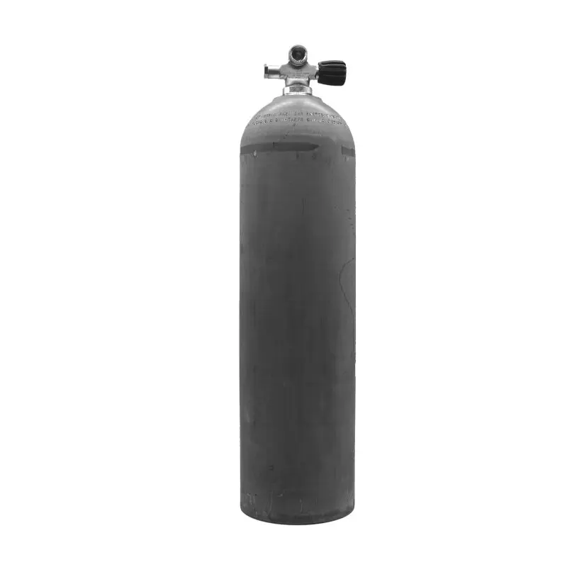 MES 11,1 Liter Aluminium-Tauchflasche (natur) mit Polaris-Ventil) 4 MES 11,1 Liter Aluminium-Tauchflasche (natur) mit Polaris-Ventil) – Bild 4