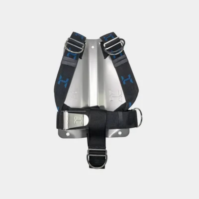 Halcyon Edelstahl Backplate mit Harness (Cinch-System optional)